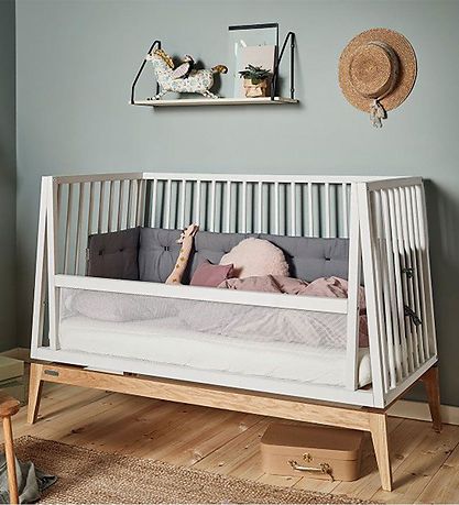 Leander Luna Ombygningsst Til Babyseng - 140 cm - Hvid