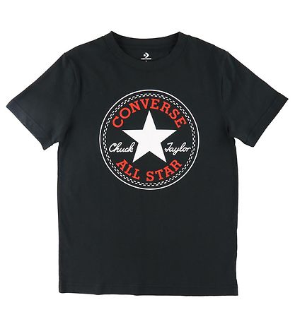 Converse T-shirt - Sort m. Logo