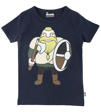 Danef T-shirt - Basic - Navy m. Harald