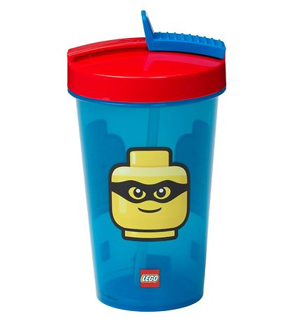 LEGO® Storage Drikkedunk m. Sugerør - 500 ml - Iconic Classic - 