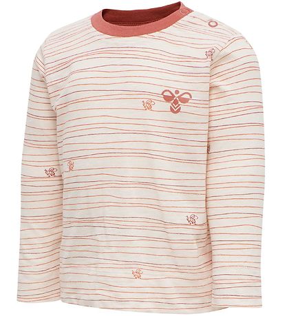 Hummel Bluse - hmlFreja - Rosa m. Striber