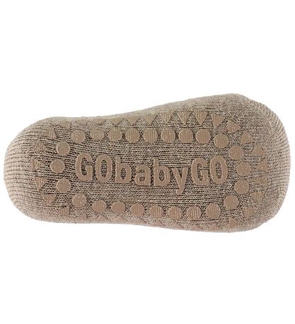 GoBabyGo Skridsikre Strømper - Sand