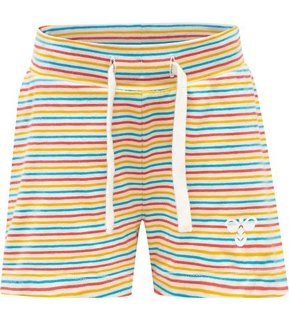 Hummel Shorts - hmlAlex - Hvid m. Striber