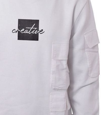 Hound Sweatshirt - Hvid m. Print