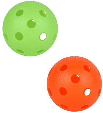 Stiga Bolde - Floorball - 2-pak - Orange/Limegrn