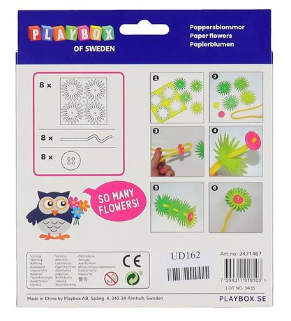 Playbox Kreast - Papirsblomster