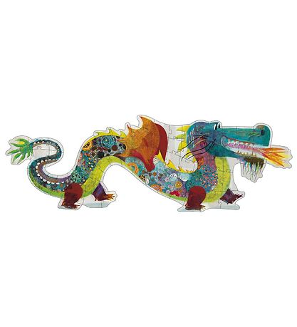 Djeco Kmpepuslespil - 58 Brikker - 138 cm - Leon The Dragon