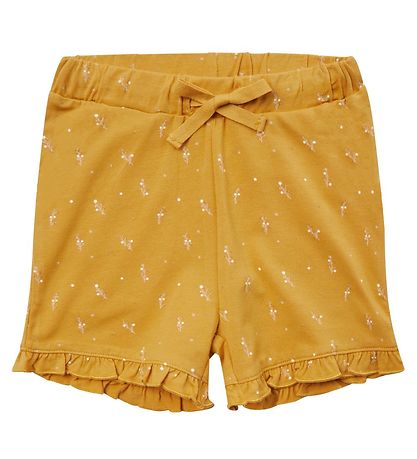 Petit by Sofie Schnoor Shorts - Daphne - Mustard m. Prikker