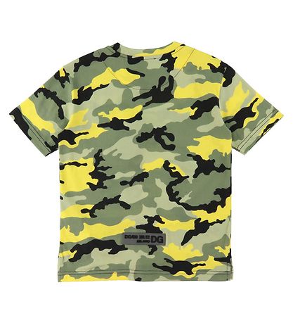 Dolce & Gabbana T-shirt - Skate - Grn/Neongul Camouflage