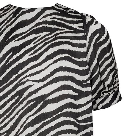 Petit by Sofie Schnoor T-shirt - Sort/Hvid m. Zebraprint