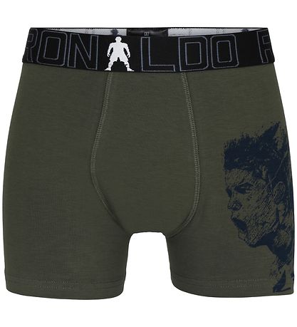 Ronaldo Boxershorts - 2-pak - Sort/Armygrøn
