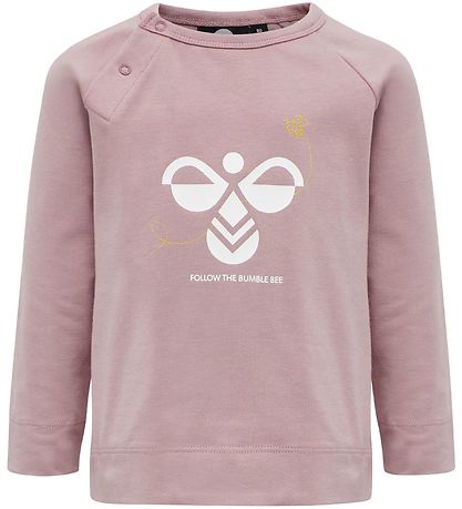 Hummel Bluse - hmlAlma - Rosa m. Logo