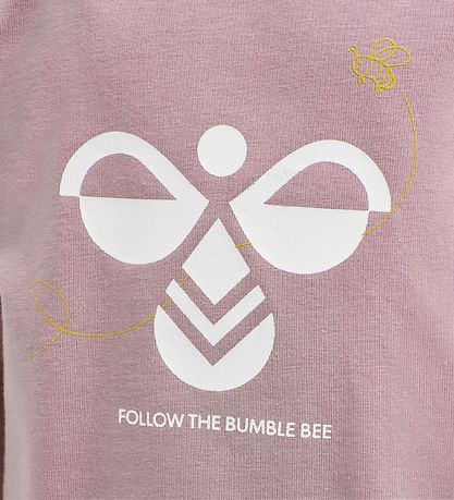 Hummel Bluse - hmlAlma - Rosa m. Logo