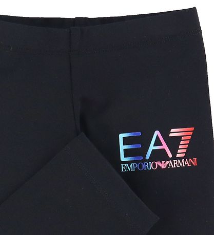 EA7 Leggings - Sort m. Logo