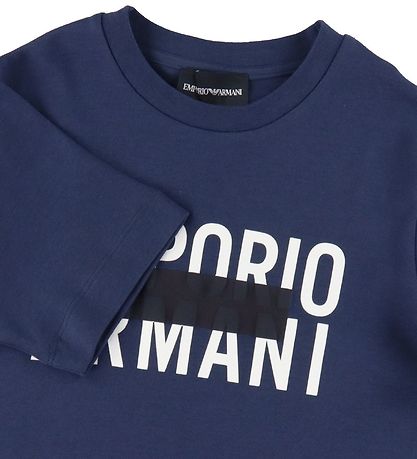 Emporio Armani T-shirt - Navy m. Print