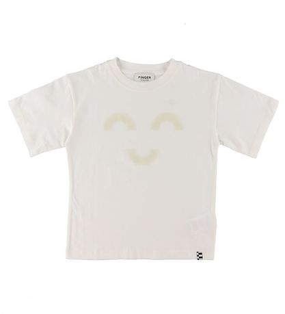 Finger In The Nose T-shirt - King - Off White Macaroni m. Ansigt