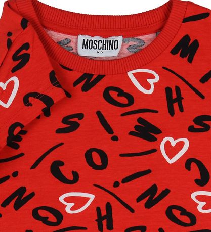 Moschino T-shirt - Rd m. Print