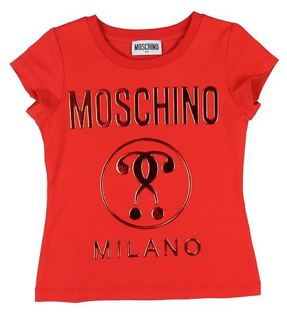 Moschino T-shirt - Rd m. Logo