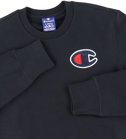 Champion Fashion Sweatshirt - Sort m. Logo