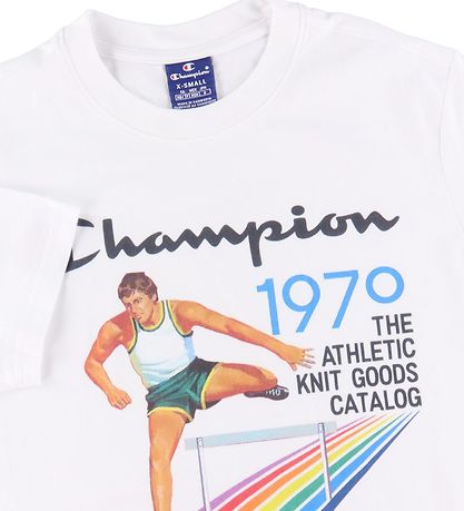 Champion Fashion T-shirt - Hvid m. Print