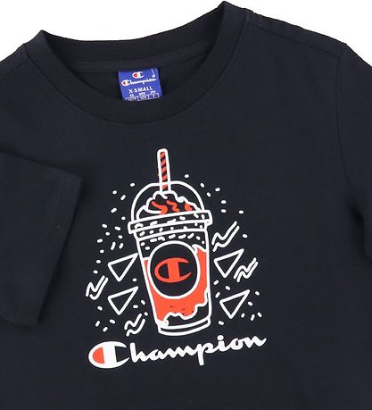 Champion Fashion T-shirt - Sort m. Print