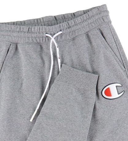 Champion Fashion Sweatpants - Grmeleret m. Logo