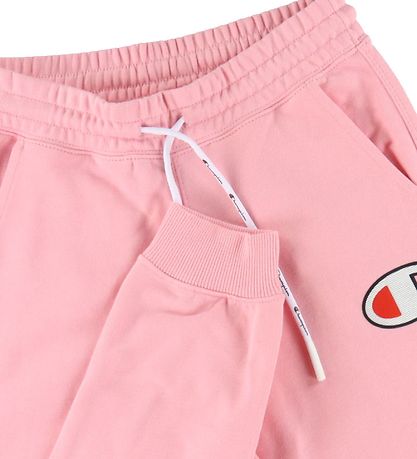 Champion Fashion Sweatpants - Rosa m. Logo