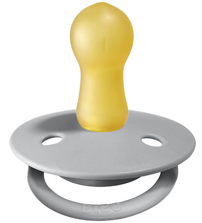 BIBS De Lux Sutter - Str. 2 - 2-pak - Rund - Cloud/Black