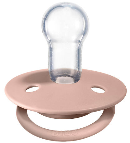 BIBS De Lux Sutter - Onesize - 2-pak - Rund - Ivory/Blush