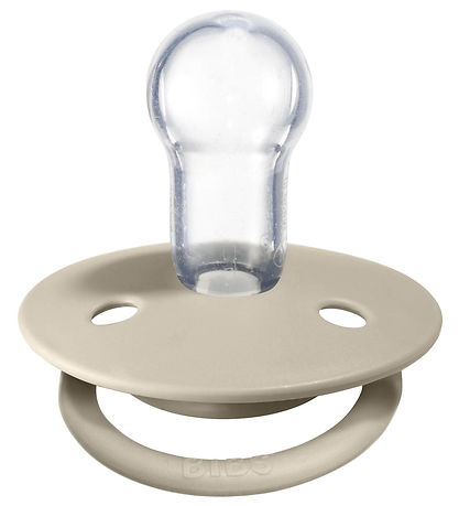 BIBS De Lux Sutter - Onesize - 2-pak - Rund - Vanilla/Dark Oak