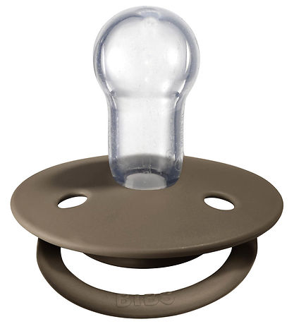 BIBS De Lux Sutter - Onesize - 2-pak - Rund - Vanilla/Dark Oak