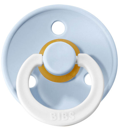 Bibs Colour Natsutter - 2-pak - Str. 1 - Rund - Iron/Baby Blue