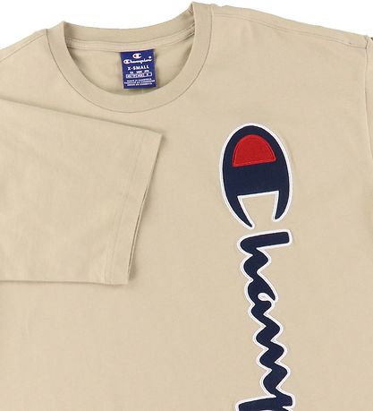 Champion Fashion T-shirt - Beige m. Logo