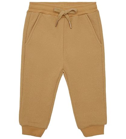 Petit by Sofie Schnoor Sweatpants - Estralla - Gul m. Glimmer