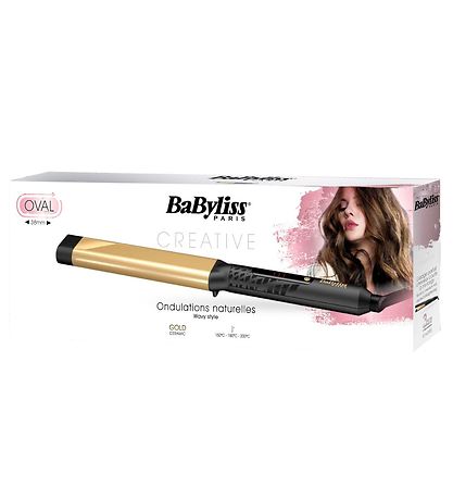 BaByliss Krllejern - 38mm - Gold Ceramic