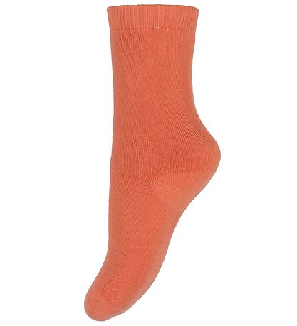 Melton Strmper - Andrea -  2-pak - Orange/Rosa