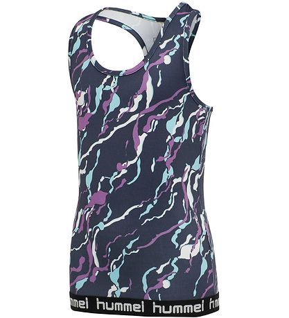Hummel Top - HmlNanna - Navy/Lilla
