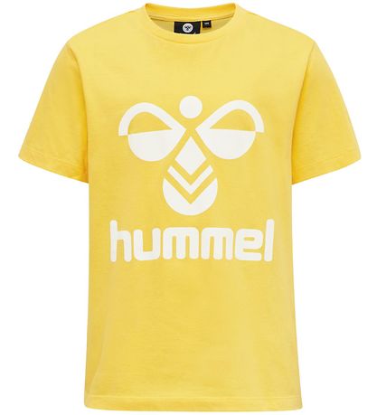 Hummel T-shirt - hmlTres - Gul