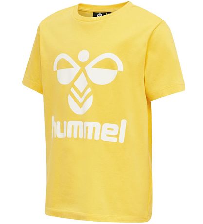 Hummel T-shirt - hmlTres - Gul