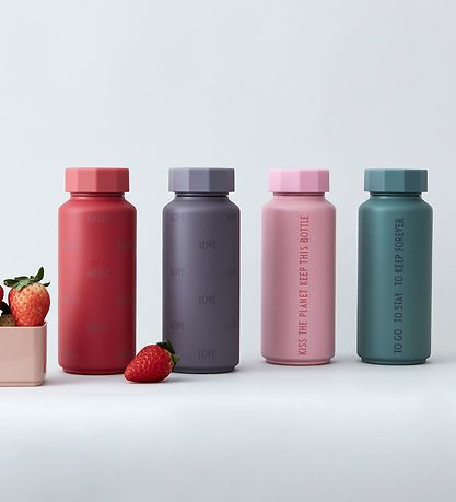 Design Letters Termoflaske - Kiss - 500ml - Pink