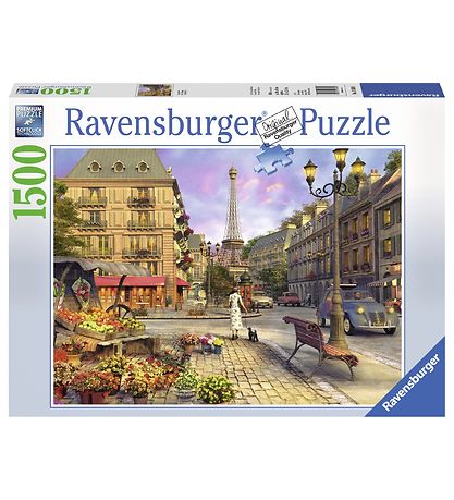 Ravensburger Puslespil - 1500 Brikker - Vintage Paris