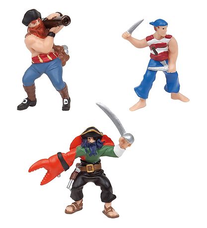 Papo Mini Figurer - 12 stk. - Pirates & Corsairs