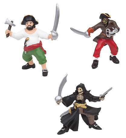 Papo Mini Figurer - 12 stk. - Pirates & Corsairs