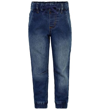 Minymo Bukser - Stretch Loose Fit - Bl Denim