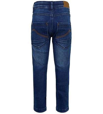 Minymo Bukser - Stretch Slim Fit - Blå Denim