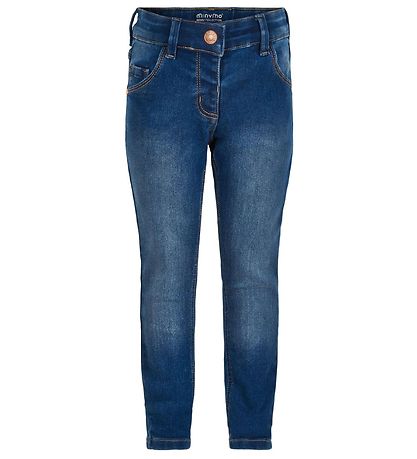 Minymo Bukser - Stretch Slim Fit - Bl Denim