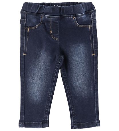 Minymo Bukser - Stretch Slim Fit - Mrkebl Denim