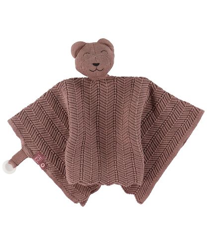 Smallstuff Nusseklud - 35x35 cm - Dark Rose Teddy