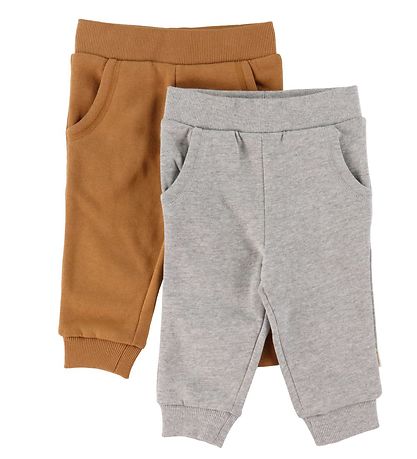 Minymo Sweatpants - 2-pak - Chipmunk