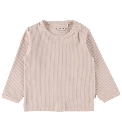 Minymo Bluse - Rib - 2-pak - Canyon Rose